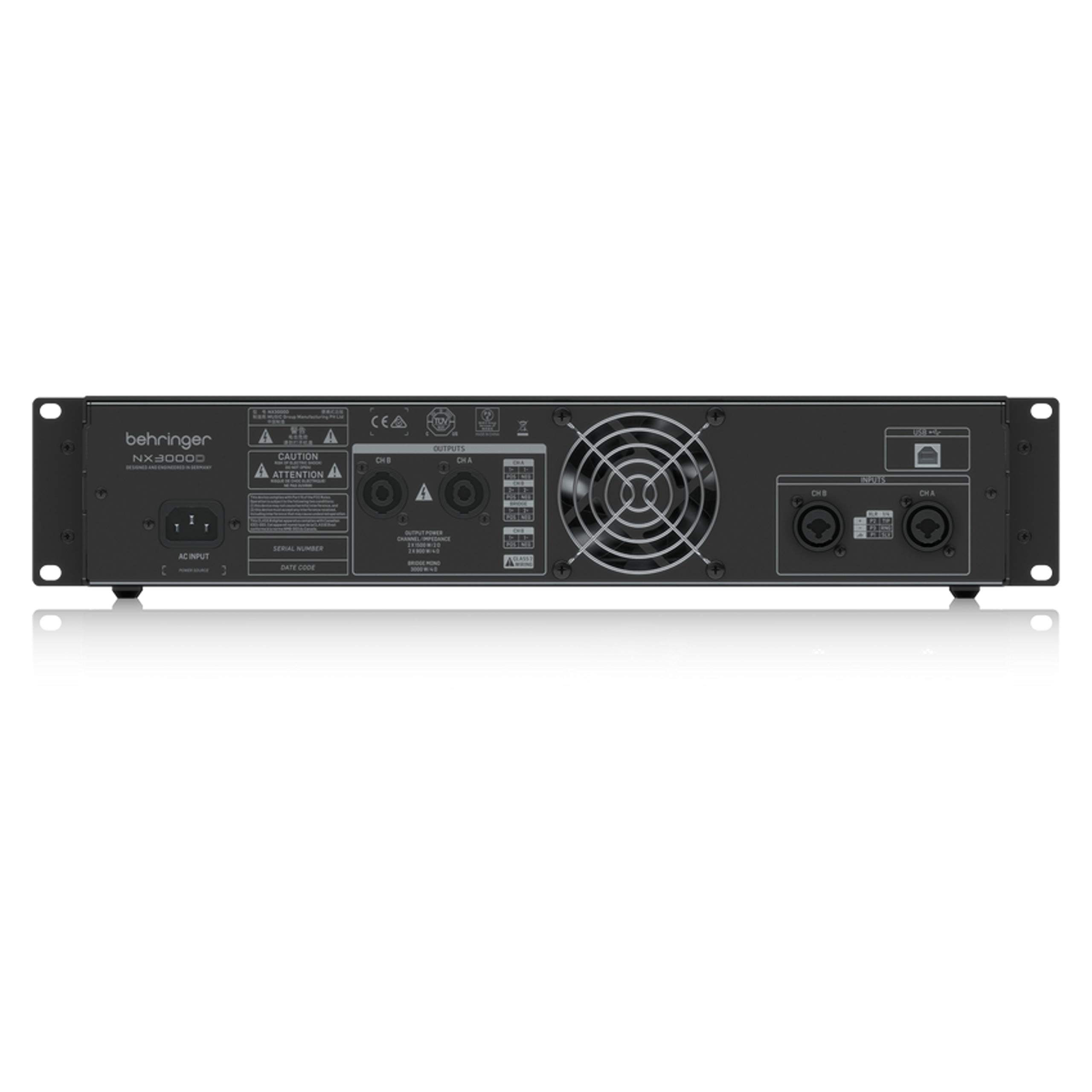 Amazon.com: Behringer NX3000D Ultra-Lightweight 3000 Watt Class-D
